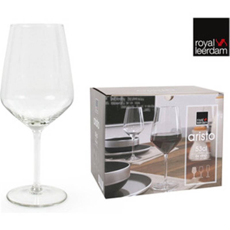 SET 6 COPAS VINO 53CL ARISTO