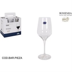 COPA VINO 53CL CRISTAL BOHEMIA GALA