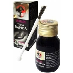 TINTA RAPIDA CALZADO NEGRA CON PINCEL - 25 ML