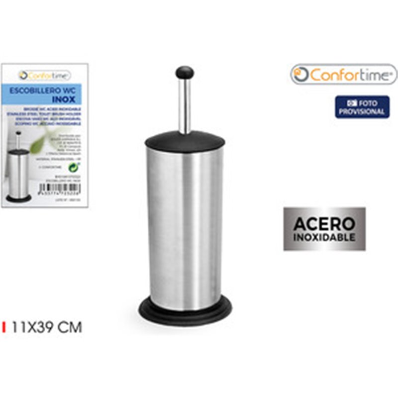 ESCOBILLERO WC INOX CONFORTIME