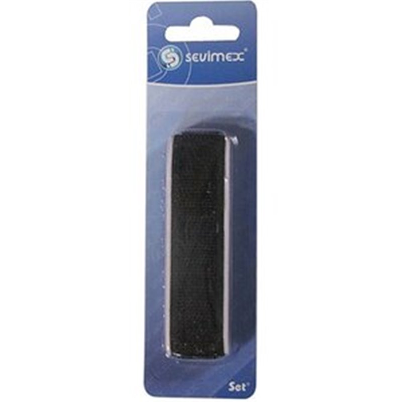 VELCRO NEGRO ADHESIVO 35CM