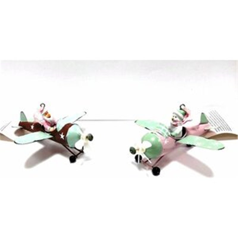 COLGANTE AVIONETA SOFT 13CM 3 STD