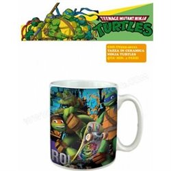 MUG PORCELANA TORTUGAS NINJA