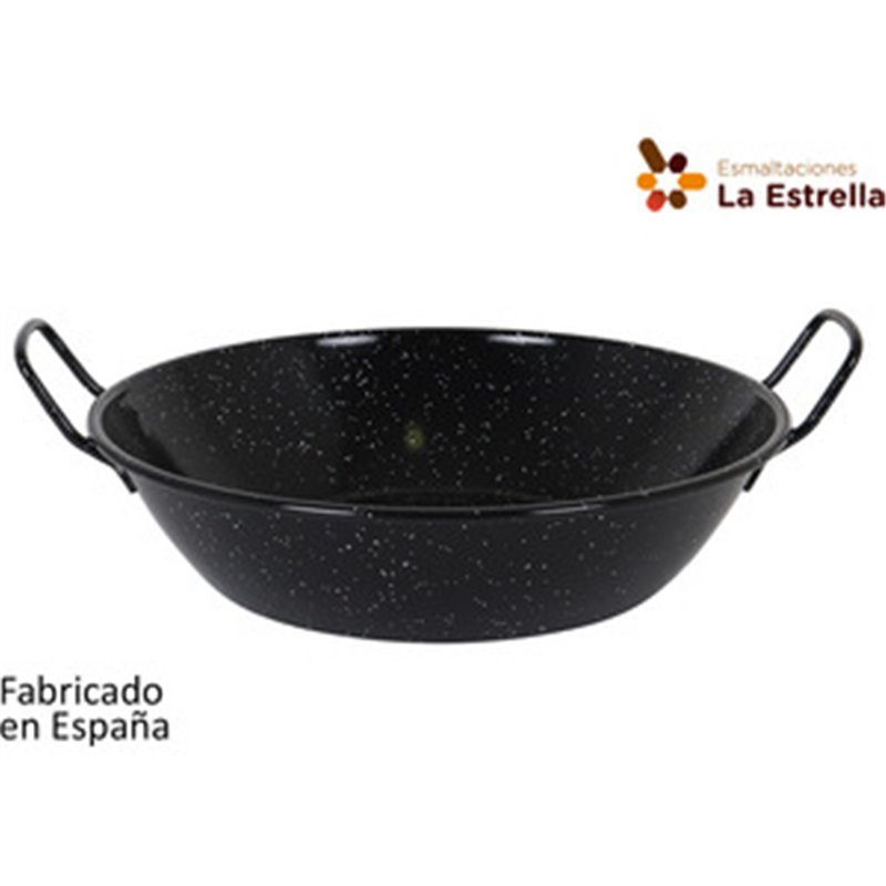 PAELLERA HONDA BORDONADA 38CM - 8L JASPEADA