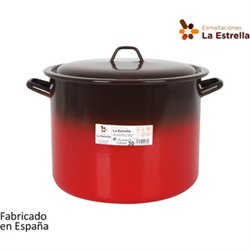 OLLA ALTA C/TAPA 30CM - 16L FUEGO