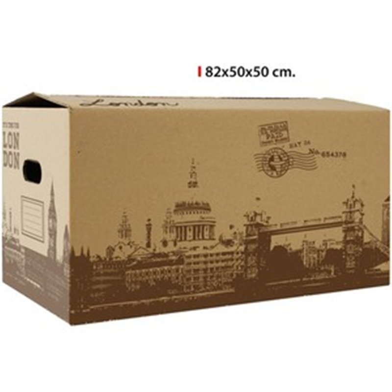 CAJA MULTIUSOS LONDON CITY 82X50X50CM CONFORTIME