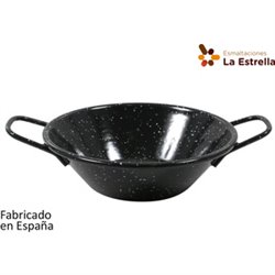 PAELLERA HONDA BORDONADA 14CM-0,5L JASPEADA