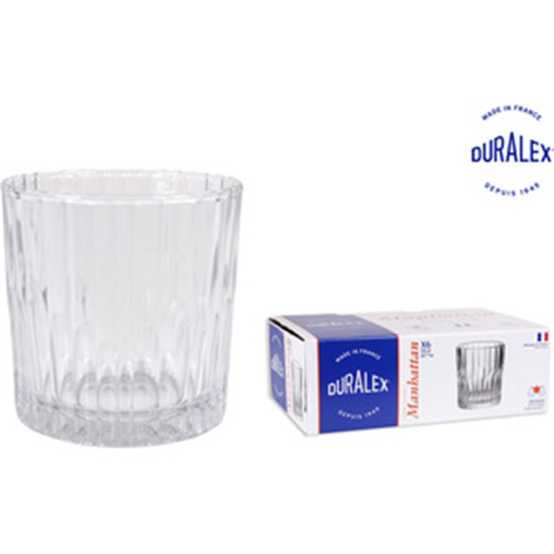 SET 6 VASOS TRANSPARENTE 31CL MANHATTAN