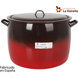 OLLA ABOMBADA C/TAPA 40CM - 39,5L FUEGO