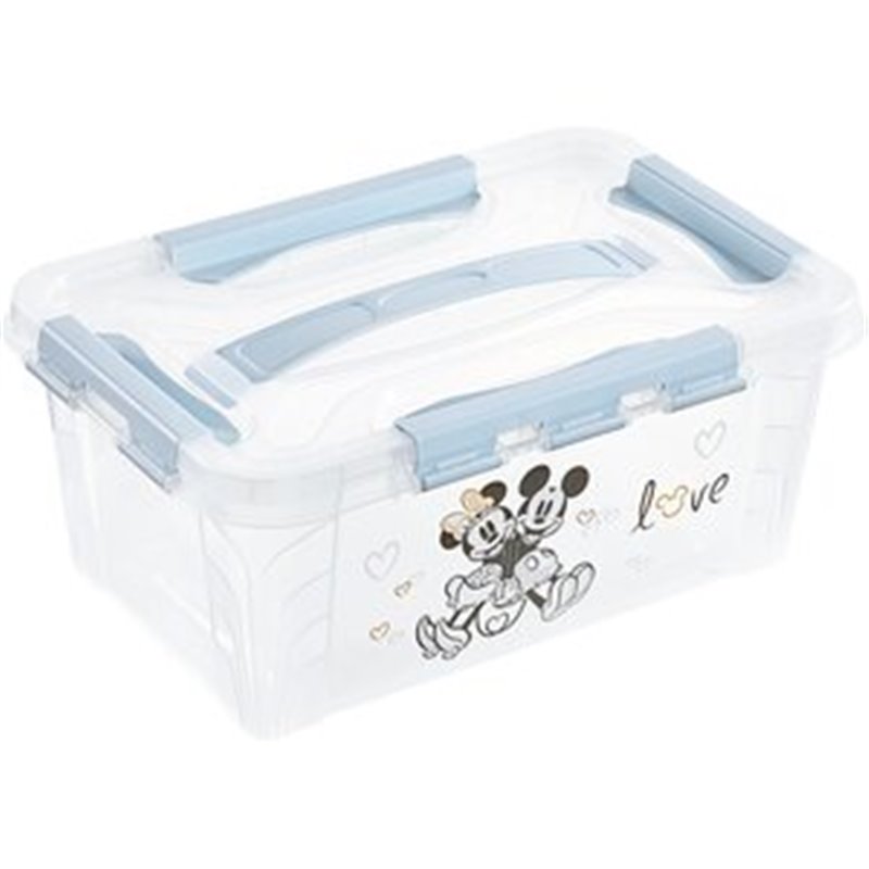 CAJA DE ALMACENAMIENTO MICKEY 29 X 19 X 12,4, AZUL