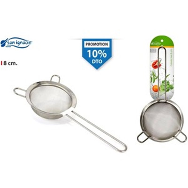 COLADOR ACERO INOX. 8CM SAN IGNACIO