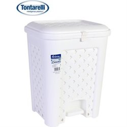 PAPELERA C/PEDAL 18L ARIANNA BLANCO