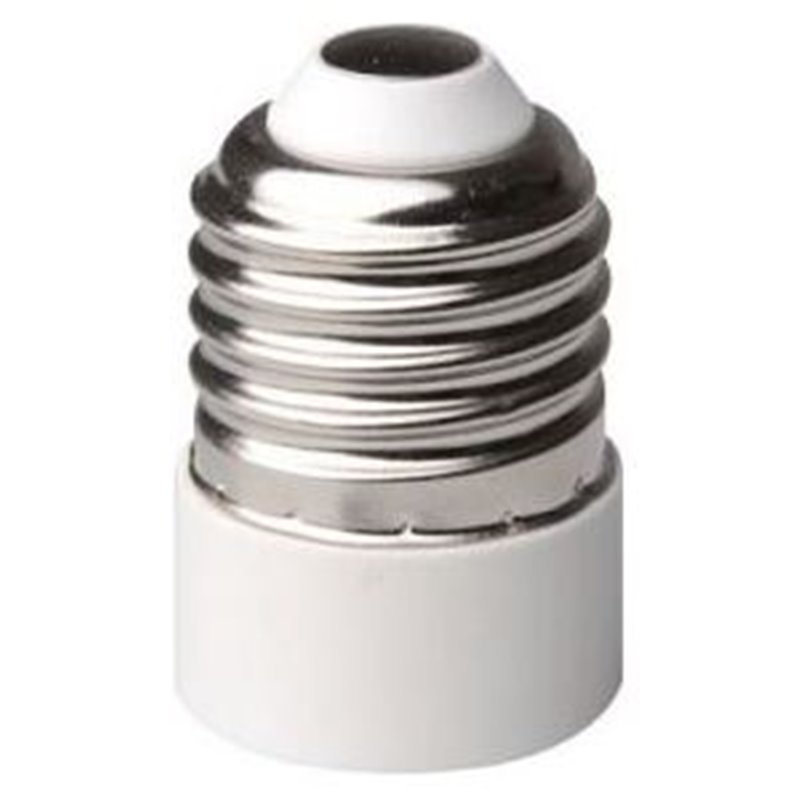 ADAPTADOR CASQUILLO E27 A E14 PLÁSTICO 7HSEVENON ELEC