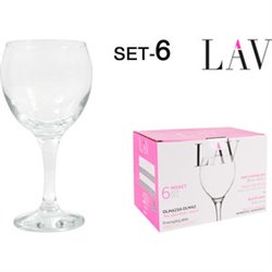 SET 6 COPAS GRAN VINO 365CC MISKET