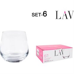 SET 6 VASOS WHISKY 345CC LAL