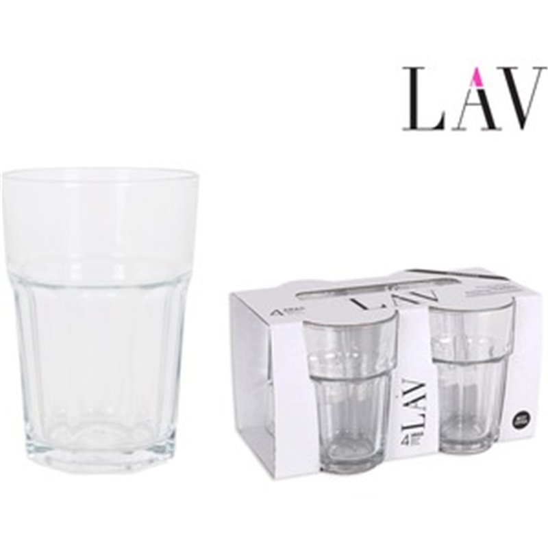 SET 4 VASOS 365CC ARAS BEST OFFER