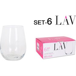 SET 6 VASOS 360CC GAIA