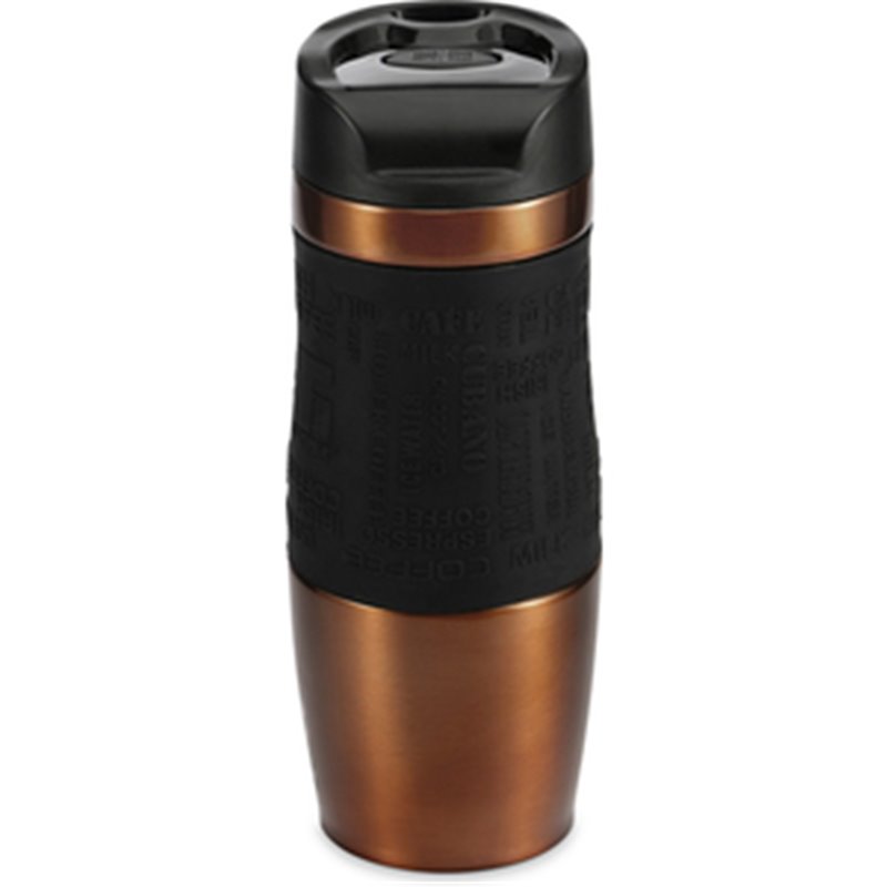 TERMO MUG 400ML ACERO INOX BROWN