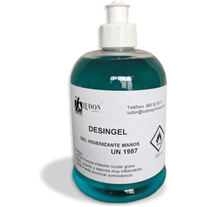 DESINGEL GEL HIGIENIZANTE HIDROALCOHOLICO 500ML