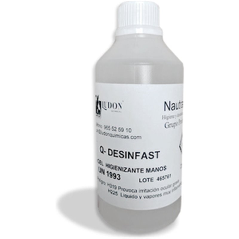 Q-DESINFAST GEL HIGIENIZANTE HIDROALCOHOLICO 250ML