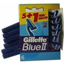 GILLETE BLUE II 5+1 GRATIS MAQUINILLAS DESECHABLE