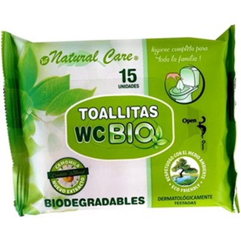 TOALLITA WC BIO 15 UDS NATURAL CARE