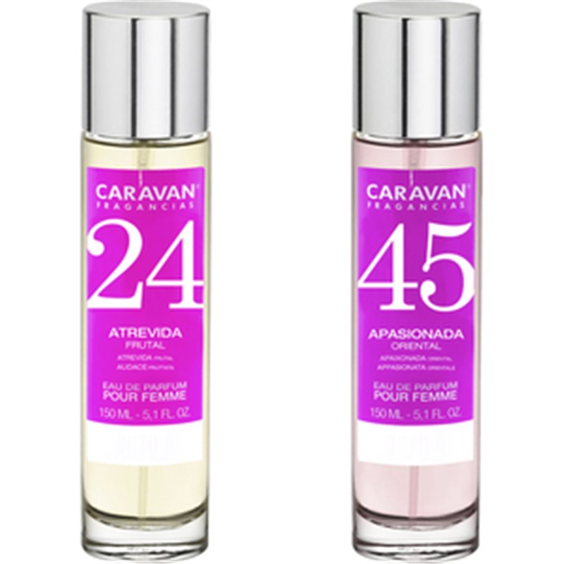 SET DE 2 PERFUMES CARAVAN PARA MUJER Nº45 Y Nº 24