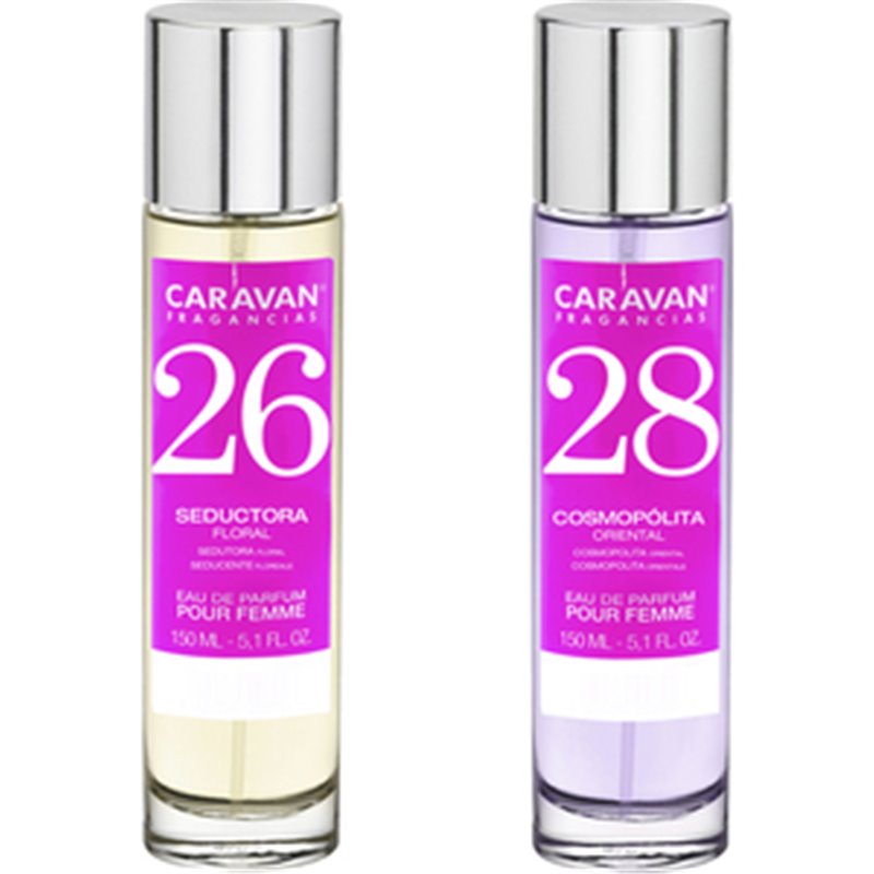 SET DE 2 PERFUMES CARAVAN PARA MUJER Nº28 Y Nº 26