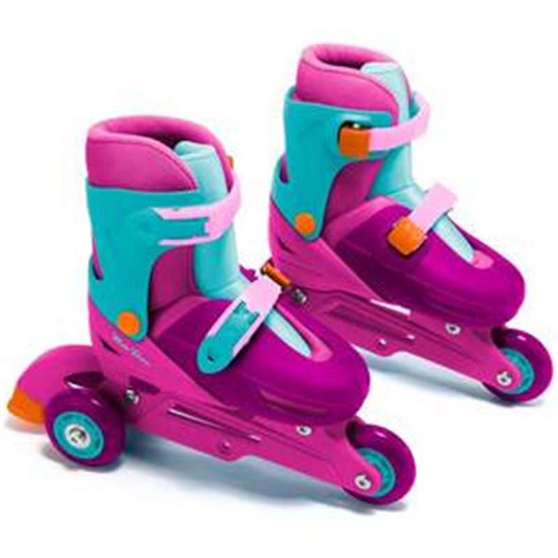 PATINES EN LINEA CONVERTIBLE ROSA