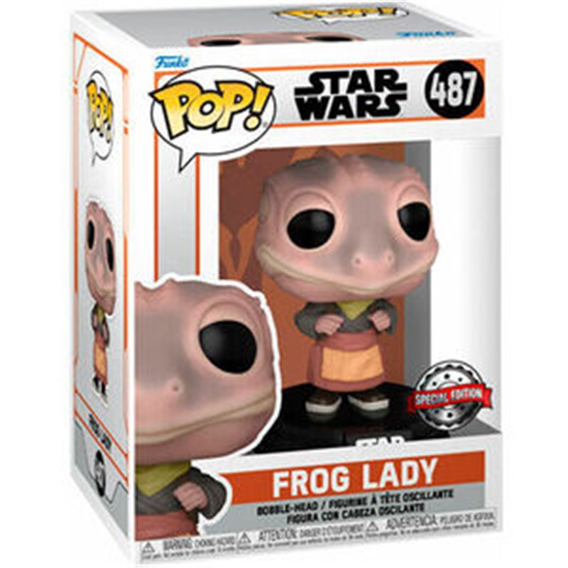 FIGURA POP STAR WARS THE MANDALORIAN FROG LADY EXCLUSIVE