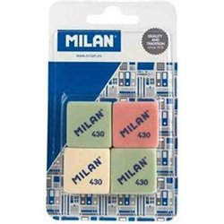 PACK 4 GOMAS DE BORRAR MILAN