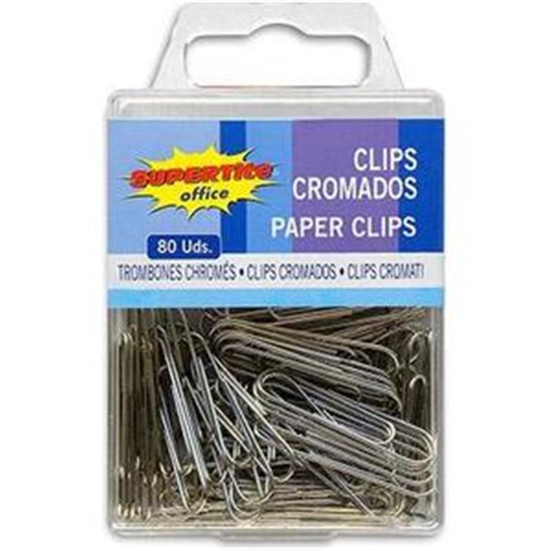 CLIPS CROMADOS 33 MM