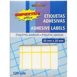 ETIQUETAS ADHESIVAS 50X20MM