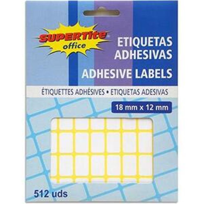 ETIQUETAS ADHESIVAS 18X12MM