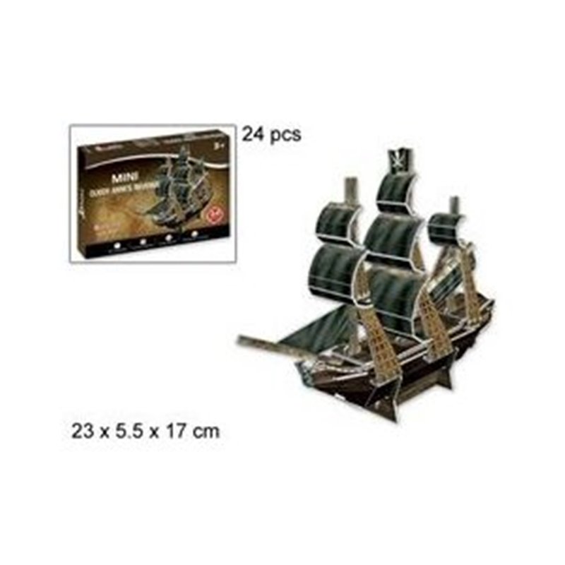 3D PUZZLE MINI QUEEN ANNES REVENGE