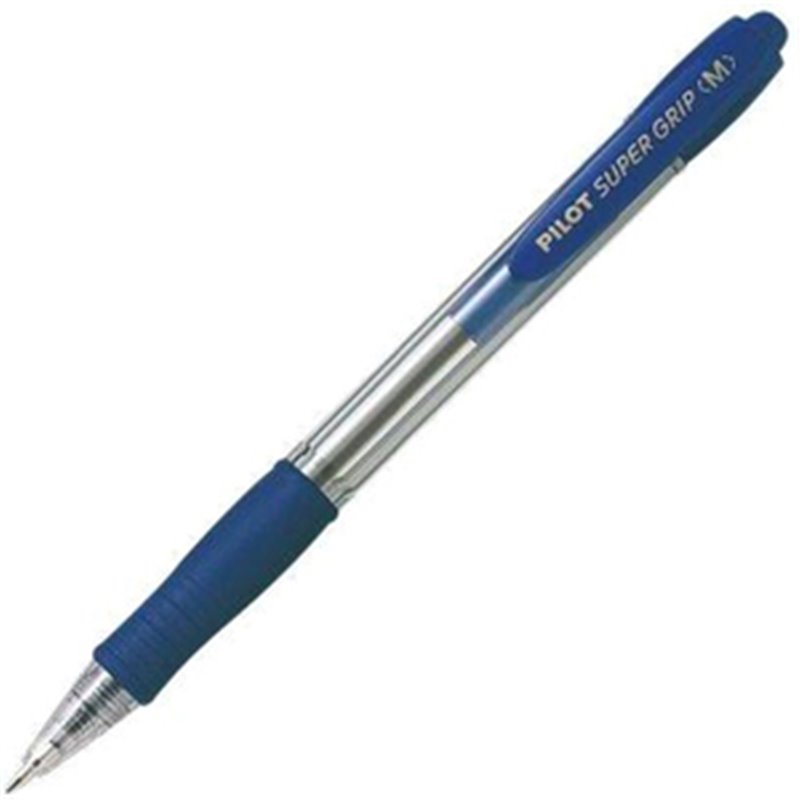 BOLÍGRAFO PILOT SUPER GRIP - AZUL