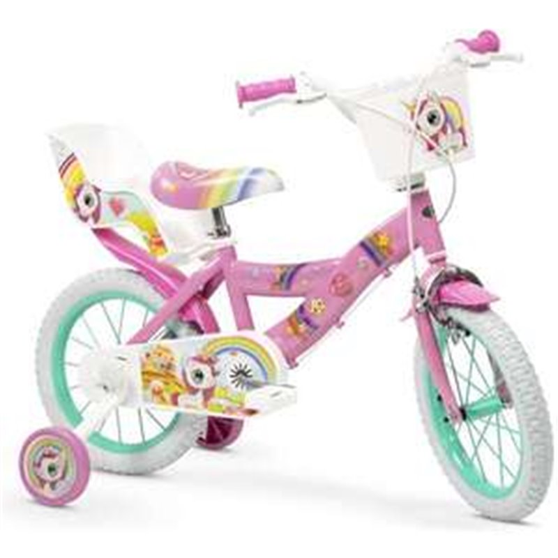 BICICLETA UNICORNIO 14" (4/6 AÑOS)