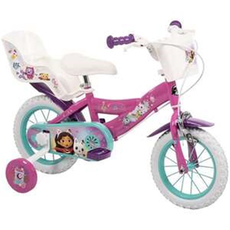 BICICLETA GABBY DOLLHOUSE 12" (3/5 AÑOS)