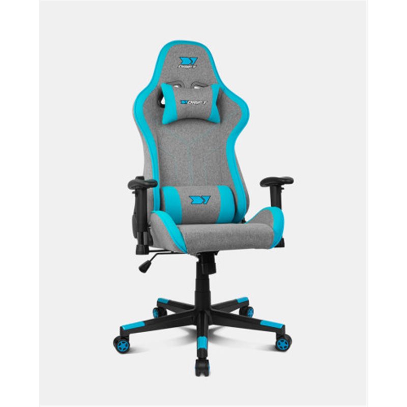 DRIFT DR90 PRO Silla para videojuegos de PC Asiento acolchado Azul, Gris