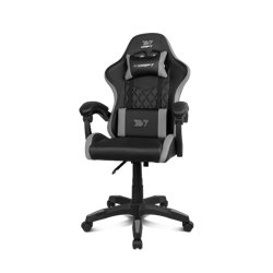 DRIFT DR35BG silla para videojuegos Silla para videojuegos de PC Asiento acolchado Negro, Gris