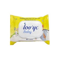 LOVYC TOALLITAS INFANTILES ALOVE VERA 20 UND. CON TAPA