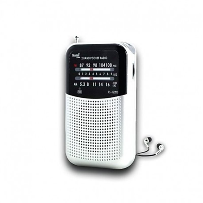 Radio Portátil con Auriculares SAMI RS12202