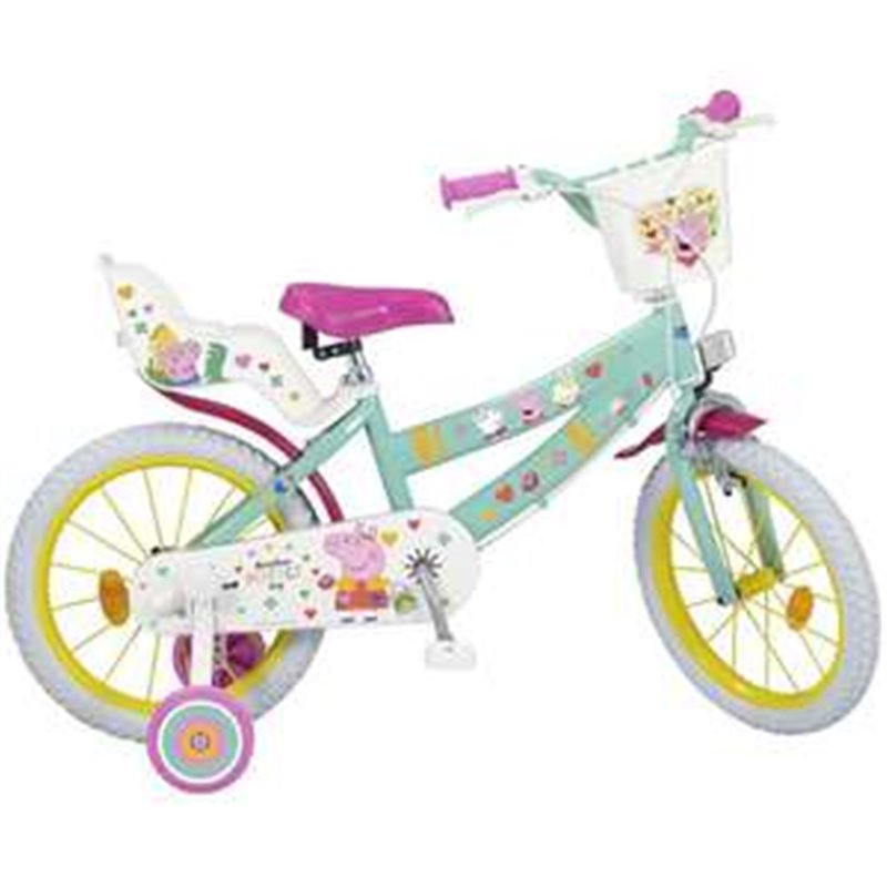 BICICLETA PEPPA PIG 16"  (5/8 AÑOS)