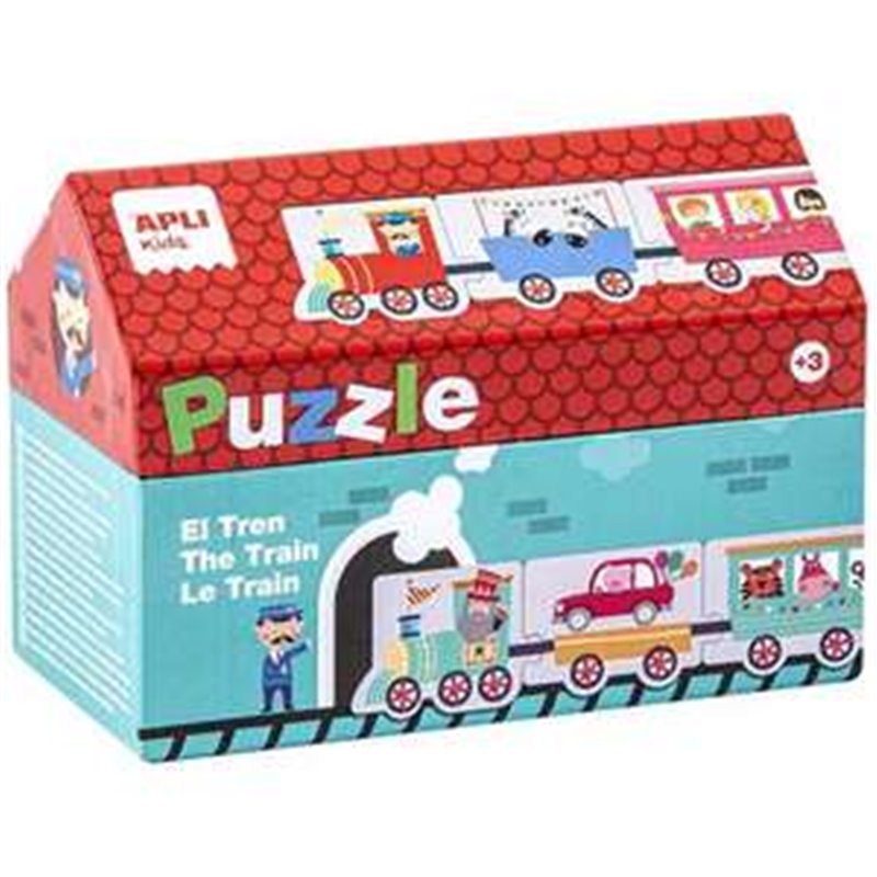 PUZZLE TREN CON 20 PIEZAS ¡CREA TRENES DE HASTA 2 METROS DE LARGO!