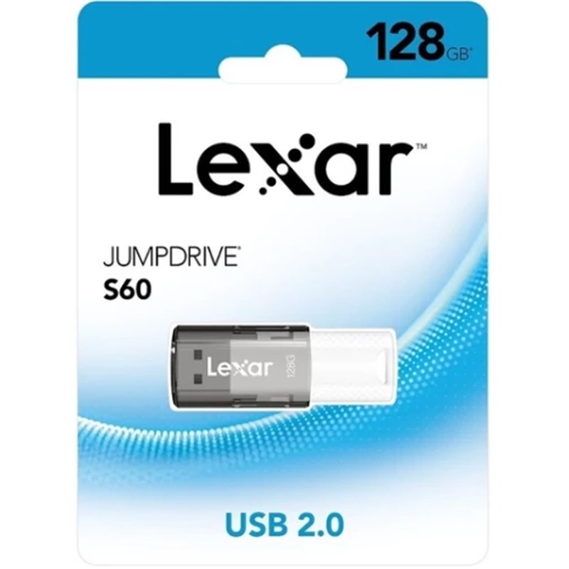 LEXAR 128GB JUMPDRIVE S60 USB 2.0 FLASH DRIVE