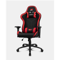 DRIFT DR110BR silla para videojuegos Butaca para jugar Asiento acolchado Negro, Rojo