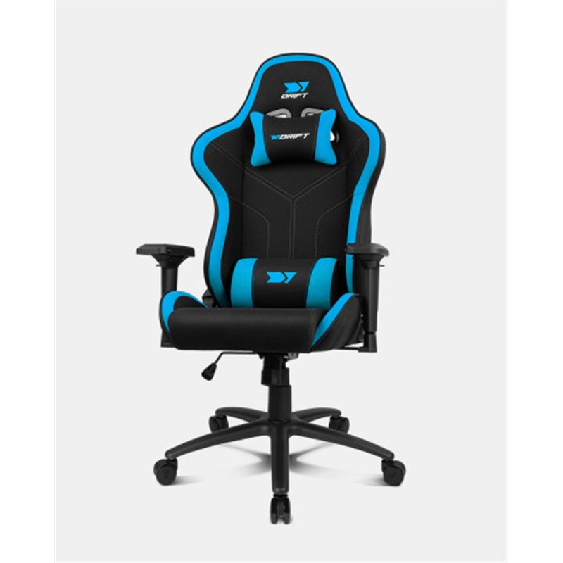 DRIFT DR110BL silla para videojuegos Butaca para jugar Asiento acolchado Negro, Azul