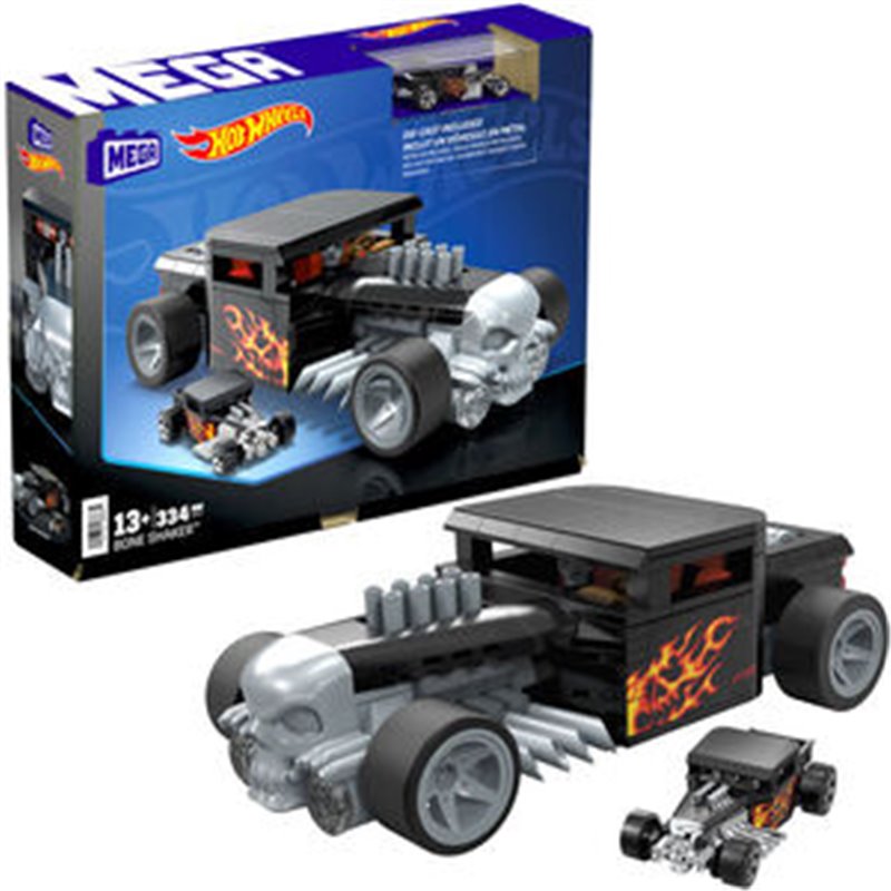 MEGA CONSTRUX COCHE BONE SHAKER HOT WHEELS