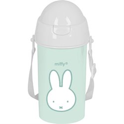 BOTELLA 500ML APERTURA AUTOM. CON PAJITA MIFFY "MENTA"