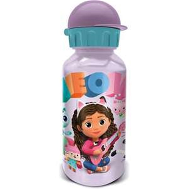 BOTELLA DE ALUMINIO LA CASA DE GABBYS DOLLHOUSE 370 ML.